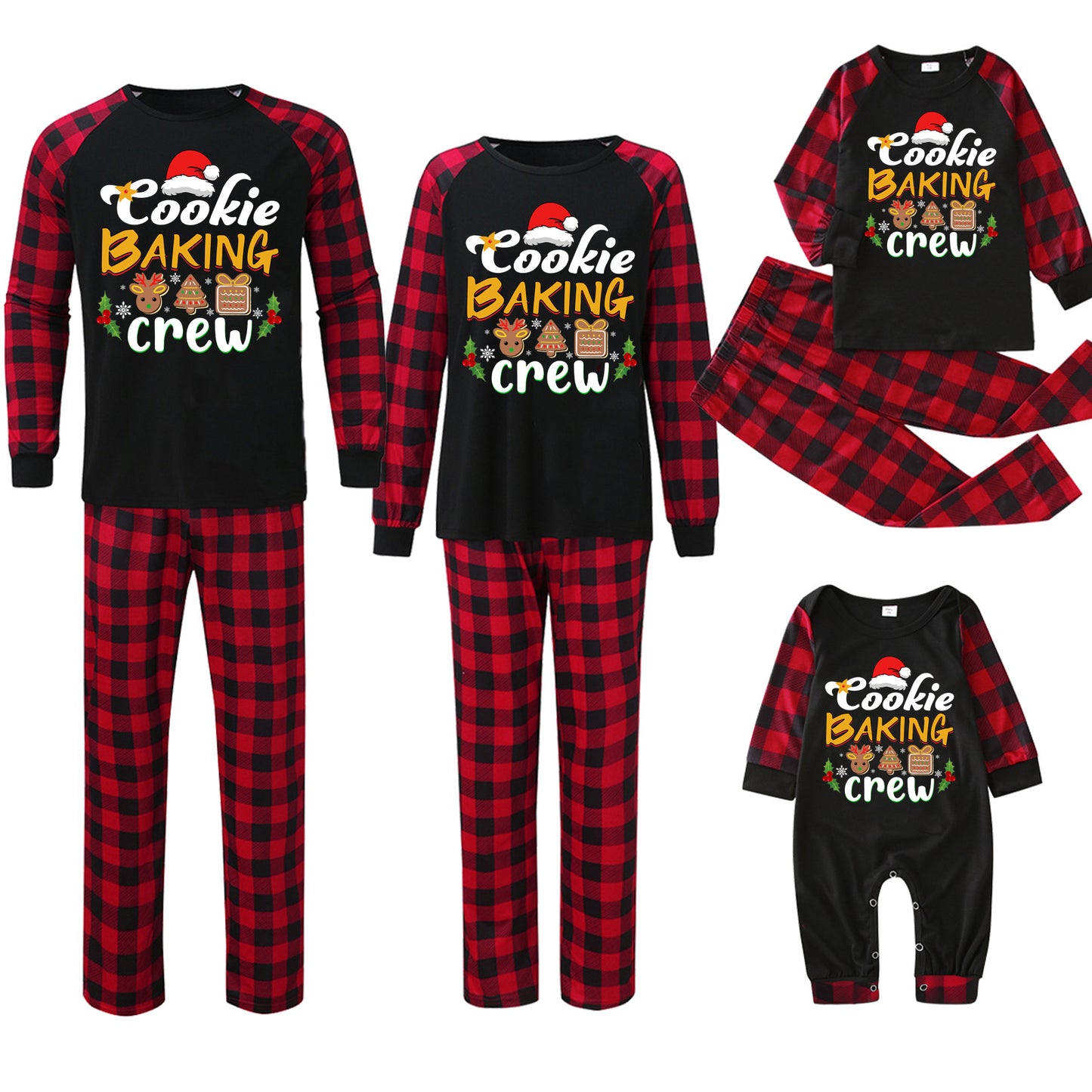 Christmas Family and Dog Pajamas Set