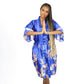 Kimono Style Satin Waist Tie Robe