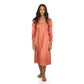 Women's Satin Lace Trim Long Sleeve V-neck Nightdress